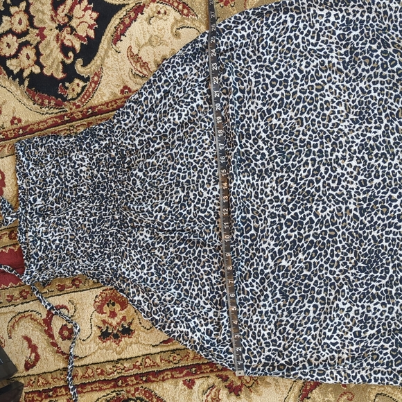 2/20 Vintage strapless leopard print dress - Picture 7 of 8